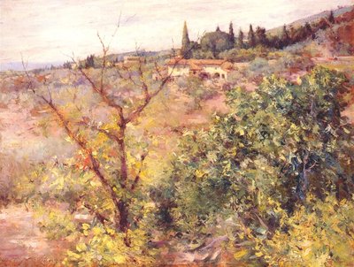 View of Fiesole by William Merritt Chase